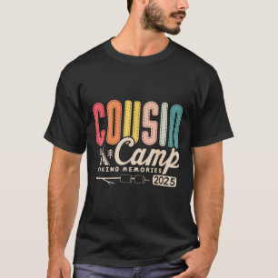 Camiseta Cousin Camp Crew 2025 Memórias do Fazer Férias Fam