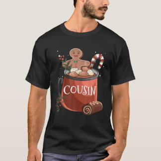 Camiseta Cousin Cocoa Mug Gingerbird Cookie Xmas Natal