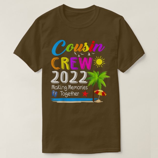Camiseta Cousin Crew 2022 Memórias do Fazer do reagrupament (Frente do Design)