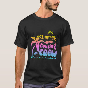 Camiseta Cousin Crew 2022 Summer Vacation Beach Matching Fa