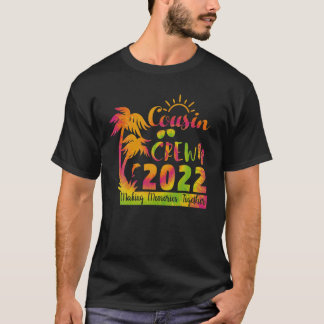 Camiseta Cousin Crew 2022 Tie Dye Family Making Memories To