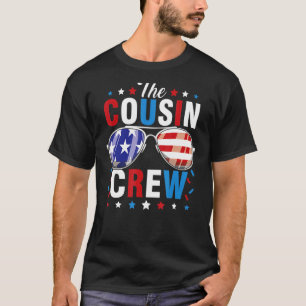 Camiseta Cousin Crew 4 De Julho Bandeira Americana Correspo