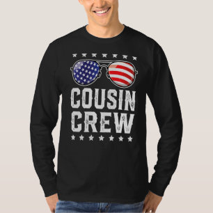 Camiseta Cousin Crew 4 de julho Família Patriótica American