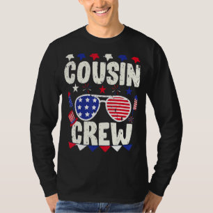 Camiseta Cousin Crew 4 de julho Família Patriótica American