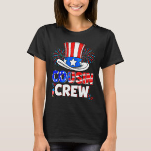 Camiseta Cousin Crew 4 de julho Fogos de Artifício que os E