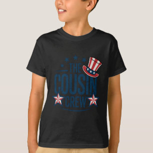 Camiseta Cousin Crew 4 de julho Matando Família Patriótica
