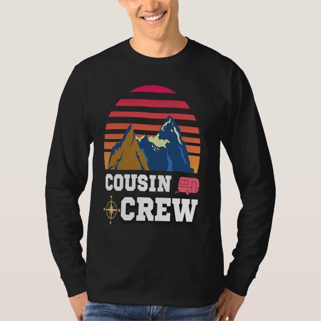 Camiseta Cousin Crew Camping Adventure (Frente)