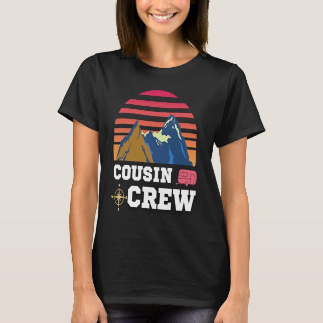 Camiseta Cousin Crew Camping Adventure (Frente)