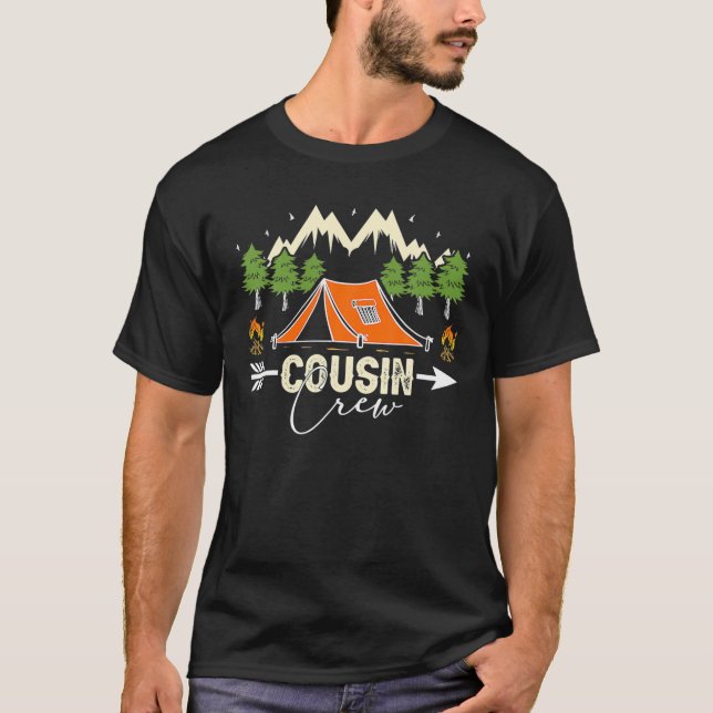 Camiseta Cousin Crew Camping Crew Lovers Camp (Frente)