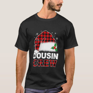 Camiseta Cousin Crew Christmas Butiflo Xadrez Red Xmas Engr
