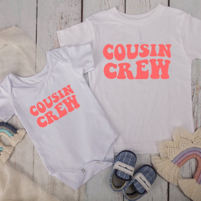 Camiseta Cousin Crew | Crianças da Família Brancas Vinculad (Criador carregado)