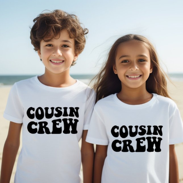 Camiseta Cousin Crew | Crianças da Família Brancas Vinculad (Criador carregado)