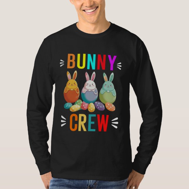 Camiseta Cousin crew easter bunny family matching toddler b (Frente)