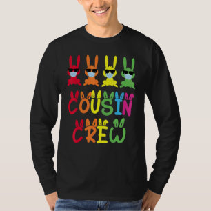 Camiseta Cousin Crew Easter Família Bunny Que Corresponde T