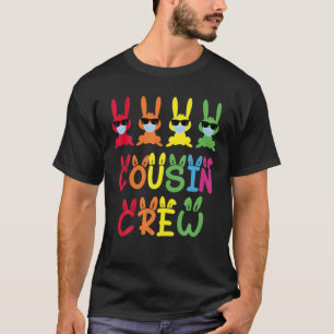 Camiseta Cousin Crew Easter Família Bunny Que Corresponde T