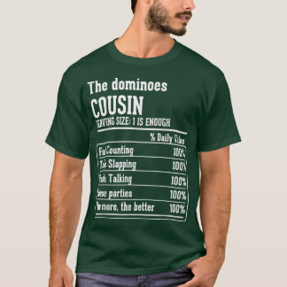 Camiseta Cousin Crew Fatos Nutricionais dos Dominós