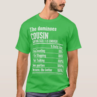 Camiseta Cousin Crew Fatos Nutricionais dos Dominós