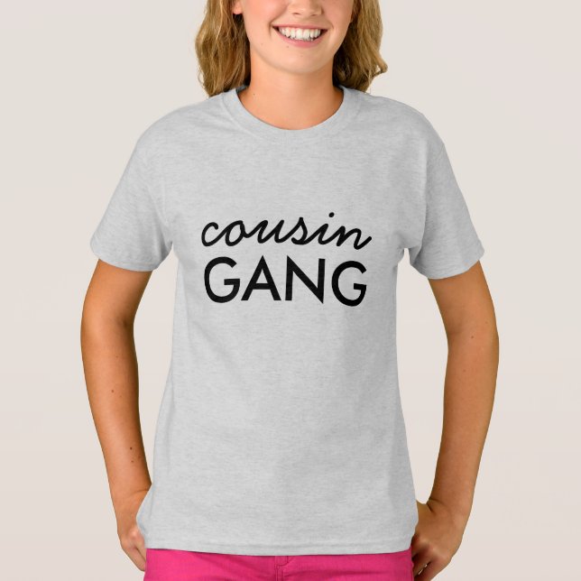 Camiseta Cousin Crew | Fun Matching Family Outfit (Frente)