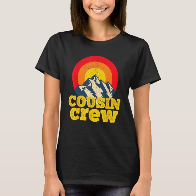 Camiseta Cousin Crew Kids Matching Tees Camping Group Cousi (Frente)