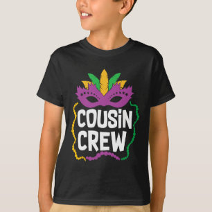 Camiseta Cousin Crew Mardi Gras Funny Mardi Gras Cousin