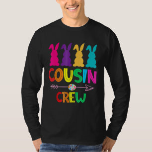 Camiseta Cousin Crew Páscoa Day Cute Bunny Todd