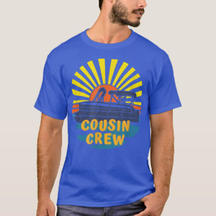 Camiseta Cousin Crew Pontoon Summer Retro Sunset Lake