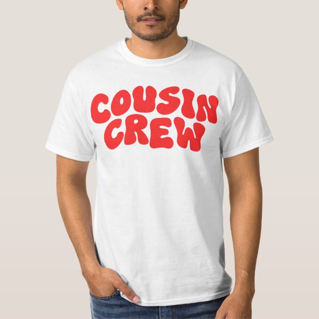 Camiseta Cousin Crew | Reunião da família de primo coincide (Frente)