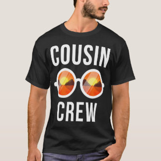 Camiseta Cousin Crew Sunset Sunglass Férias Sumário