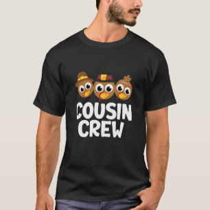Camiseta Cousin Crew Turkey Matando Familiar De Ação De Gra