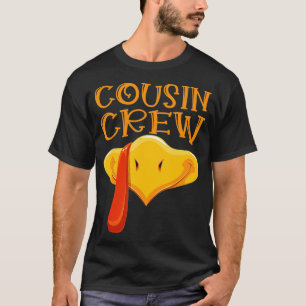 Camiseta Cousin Crew Turkey Matando Familiares Ação de Graç