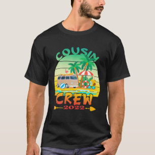 Camiseta Cousin Crew Vacation 2022 Beach Cruise Summer Trip