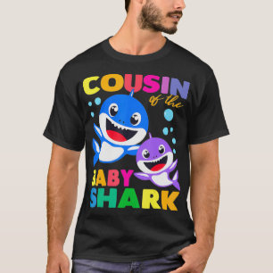 Camiseta Cousin Of The Baby Shark Birthday Cousin Shark 