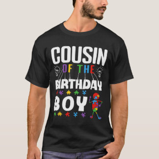 Camiseta Cousin Of The Birthday Boy Autism Awareness Puzzle