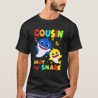 Camiseta Cousin Shark Gift Cute Baby Shark Match