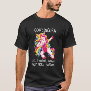 Camiseta Cousincorn - Como Um Primo Normal Apenas Incrível