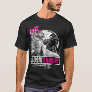 Camiseta Cousinsaurus para Girls T-Rex Cousin Dinossaur
