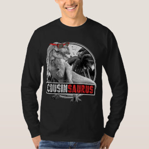 Camiseta Cousinsaurus para Meninos T-Rex Cousin Dinossaur