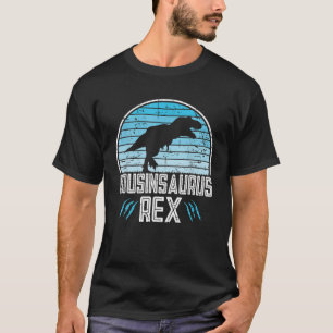 Camiseta Cousinsaurus Rex Cousin Dinossaur Matando Família