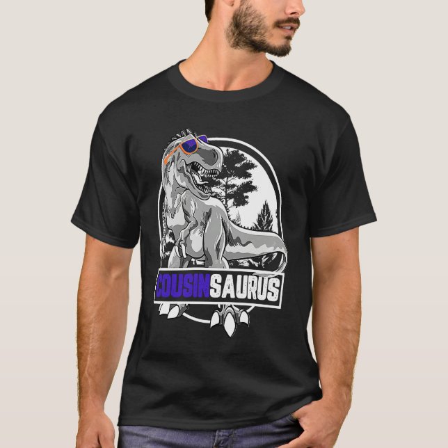 Camiseta Cousinsaurus rex Cousin Saurus Dinosaur (Frente)