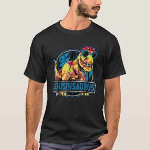 Camiseta Cousinsaurus T Rex Dinossaur Cousinsaurus Mães