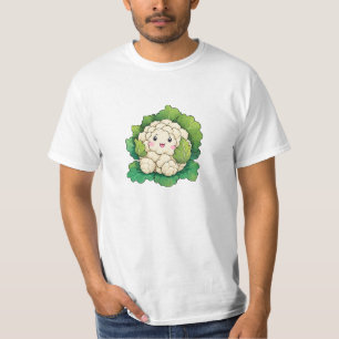 Camiseta Couve-flor Kawaii