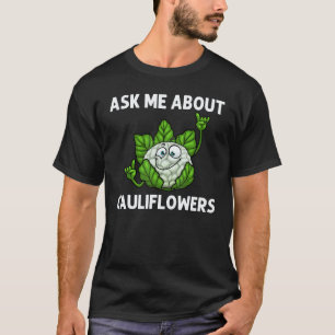 Camiseta Couve-flor Legal Para Homens Mulheres Vegan Vegeta