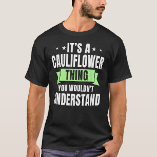 Camiseta Couve-flor Vegetal Jardineiro Vegan Fa
