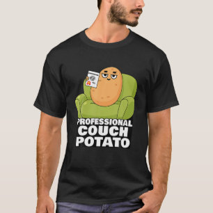 Camiseta Couve profissional, batata preguiçosa, presente, n