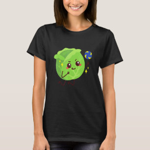 Camiseta Couve-repolho com vôlei