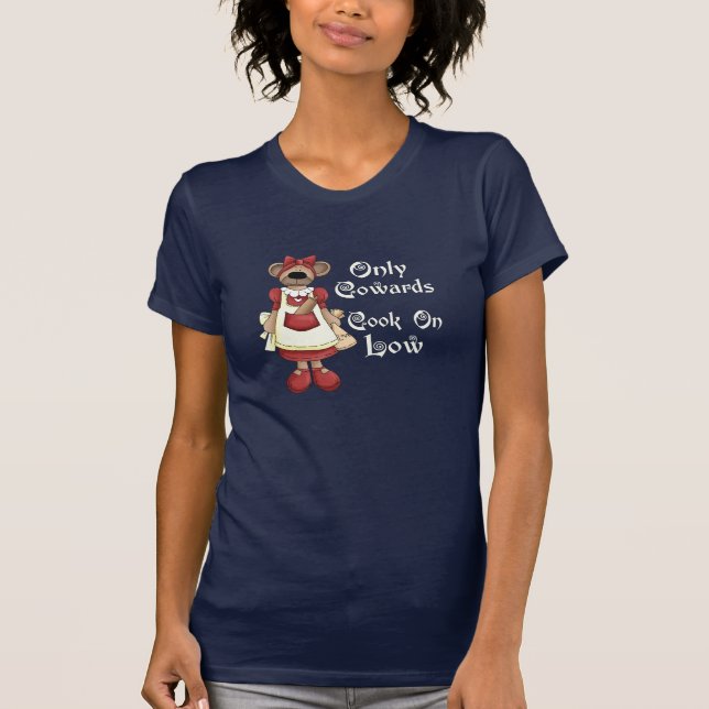 Camiseta Covardes do cozinhar (Frente)