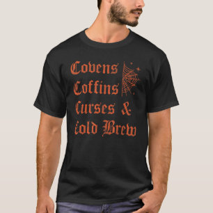 Camiseta Covens Coffins Maldições e Gótico de Breu Frio