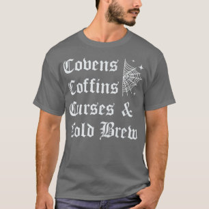 Camiseta Covens Coffins Maldições e Gótico de Breu Frio