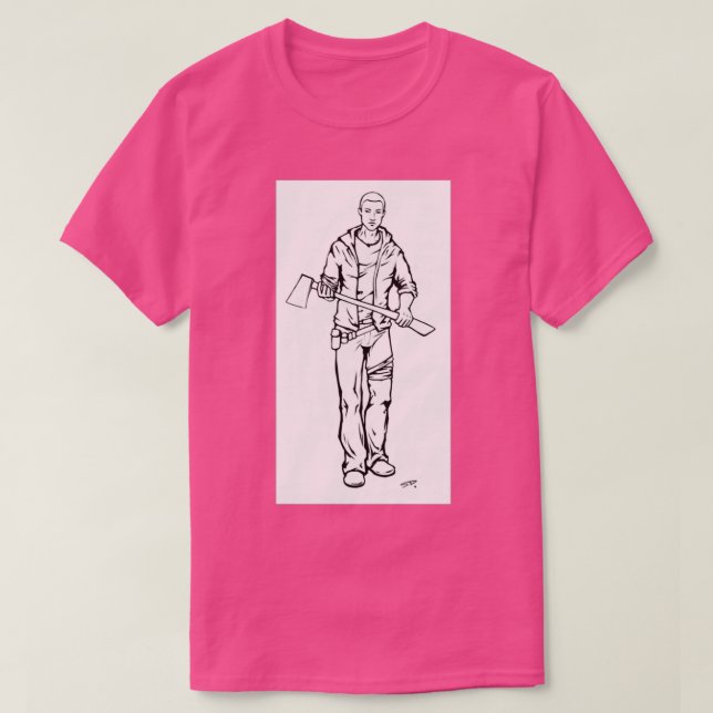 Camiseta covid19 sobrevivente do coronavírus ax (Frente do Design)