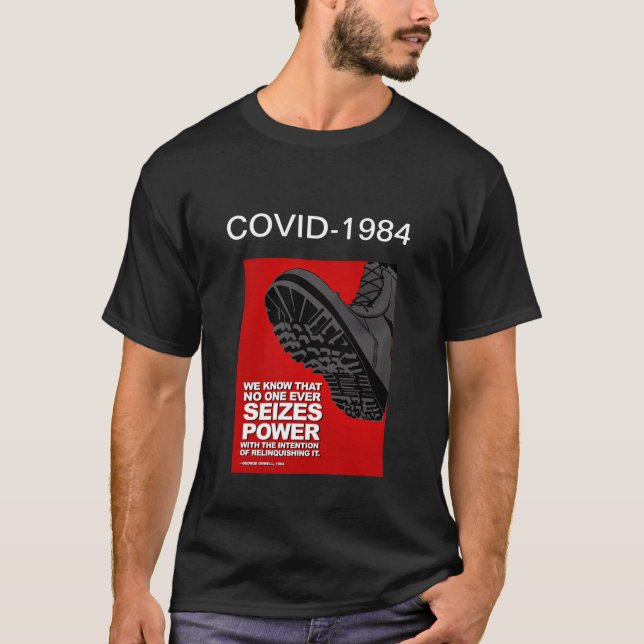 Camiseta COVID-19 é sobre o CONTROLE (Frente)